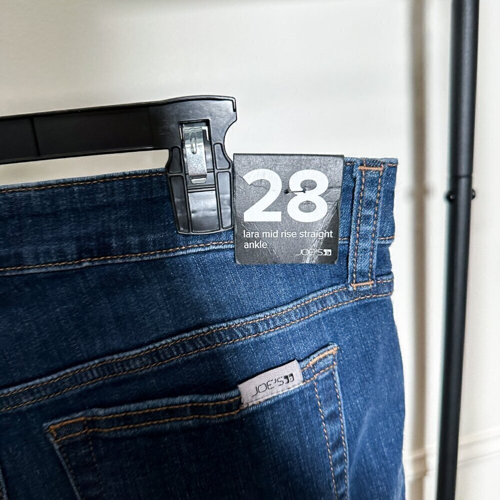 NEW Joe’s Lara Mid Rise Straight Ankle Jeans size 28 - Picture 4 of 5